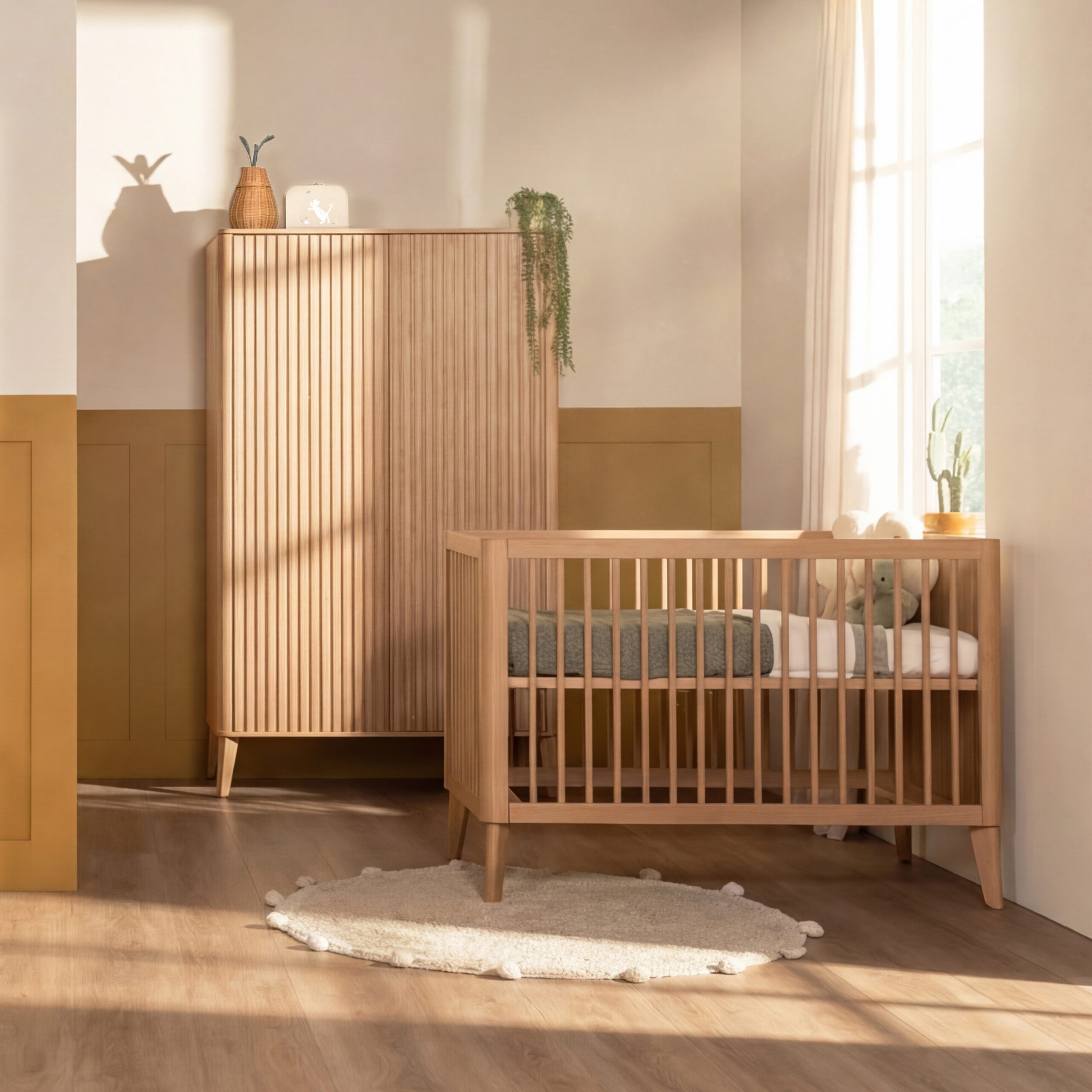 Kidsmill Tune_ledikant 60x120 cm_oak met latjes_SFEER 1